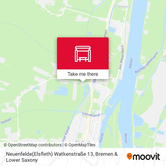 Neuenfelde(Elsfleth) Watkenstraße 13 map