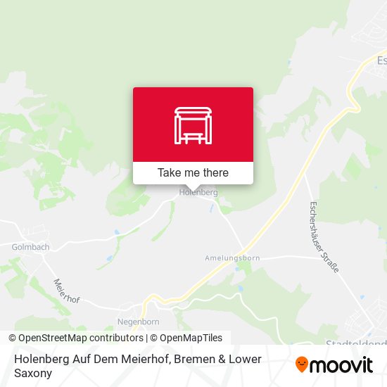 Holenberg Auf Dem Meierhof map