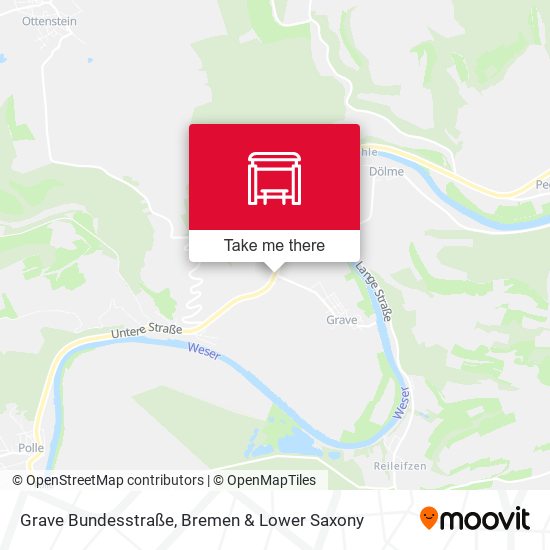 Grave Bundesstraße map