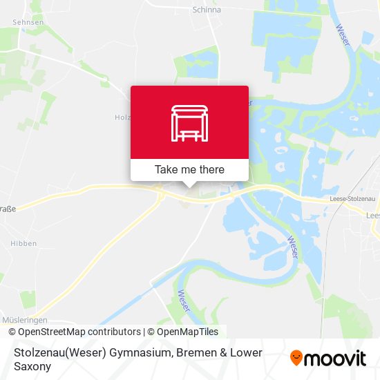 Stolzenau(Weser) Gymnasium map