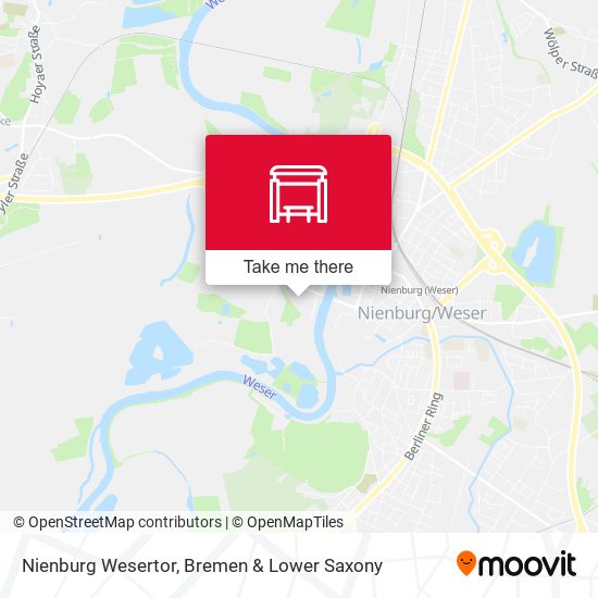 Nienburg Wesertor map