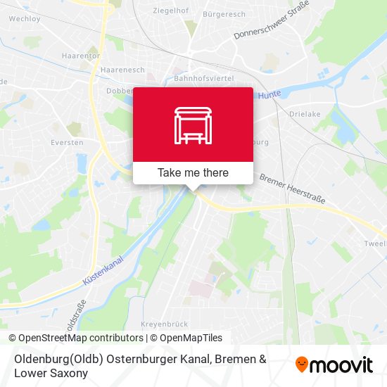 Oldenburg(Oldb) Osternburger Kanal map