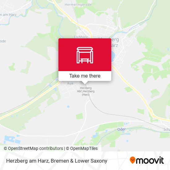 Herzberg am Harz map