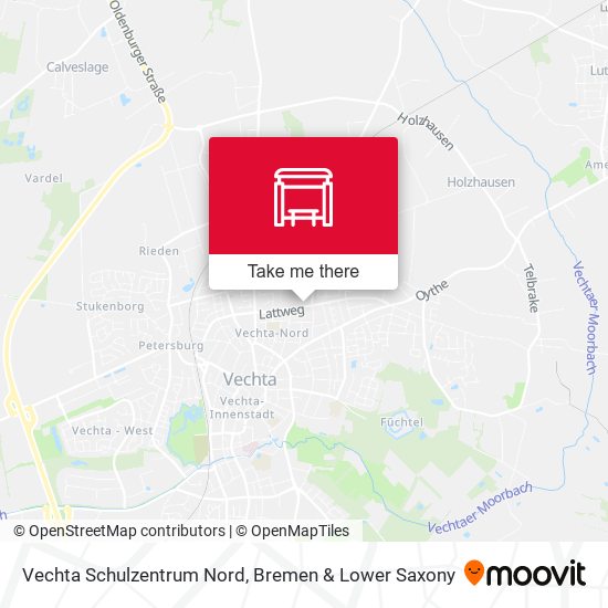 Vechta Schulzentrum Nord map
