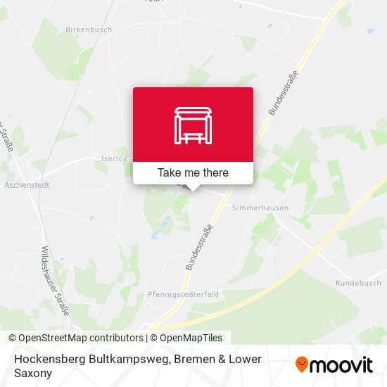 Hockensberg Bultkampsweg map