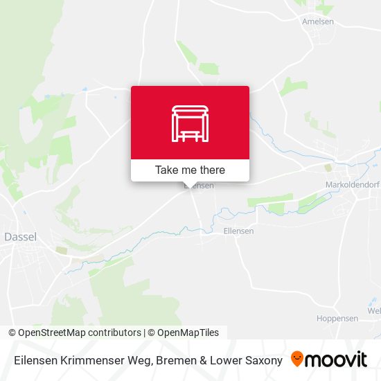 Eilensen Krimmenser Weg map