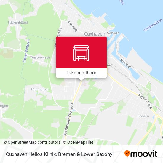 Cuxhaven Helios Klinik map