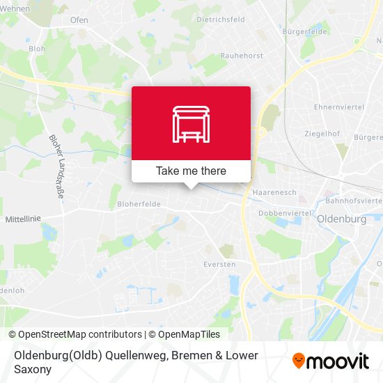 Oldenburg(Oldb) Quellenweg map
