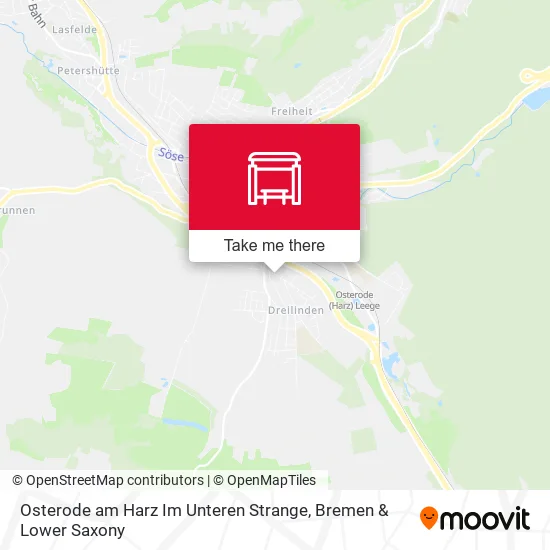 Карта Osterode am Harz Im Unteren Strange
