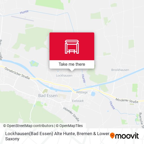 Lockhausen(Bad Essen) Alte Hunte map