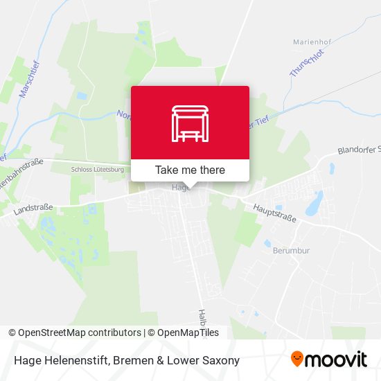 Hage Helenenstift map