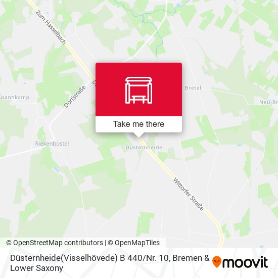 Düsternheide(Visselhövede) B 440 / Nr. 10 map