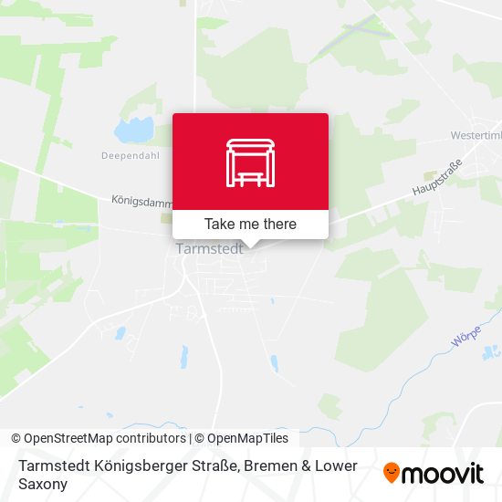 Tarmstedt Königsberger Straße map