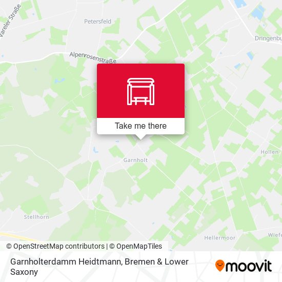 Garnholterdamm Heidtmann map