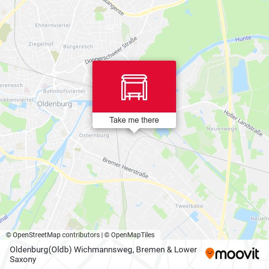 Oldenburg(Oldb) Wichmannsweg map
