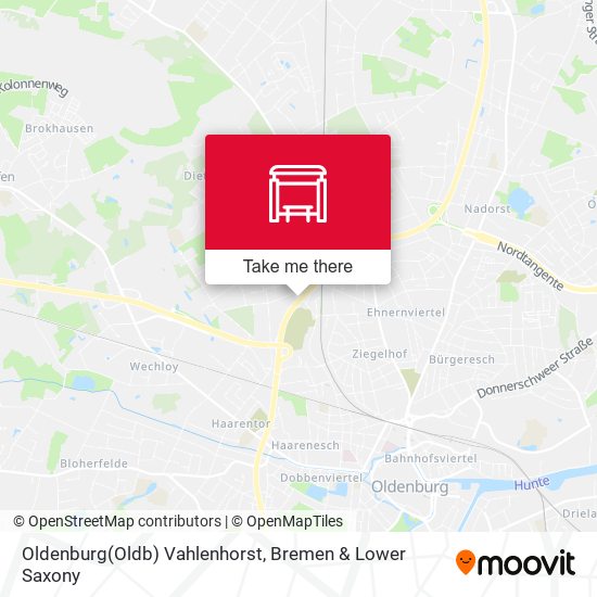 Oldenburg(Oldb) Vahlenhorst map