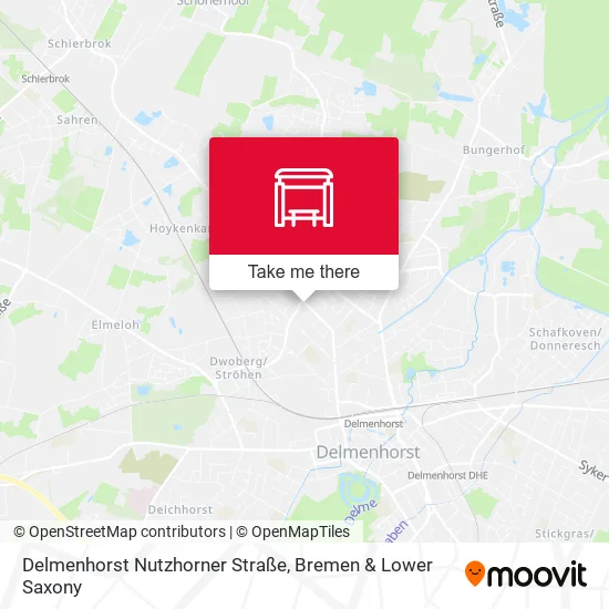 Карта Delmenhorst Nutzhorner Straße