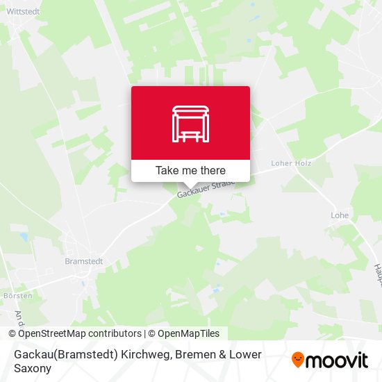 Gackau(Bramstedt) Kirchweg map
