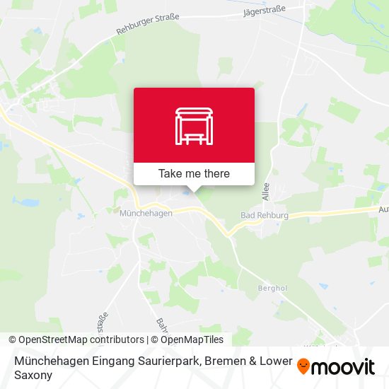 Münchehagen Eingang Saurierpark map