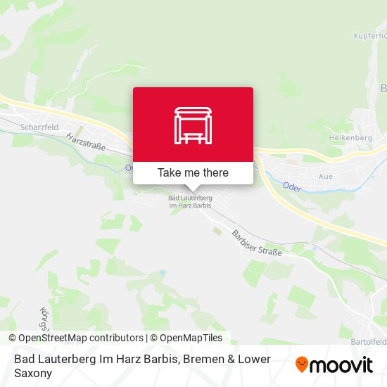 Bad Lauterberg Im Harz Barbis map