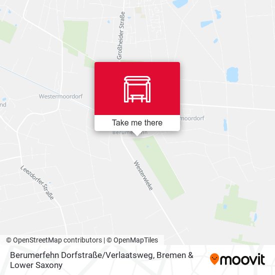 Berumerfehn Dorfstraße / Verlaatsweg map