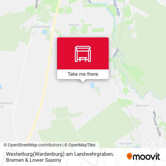 Westerburg(Wardenburg) am Landwehrgraben map