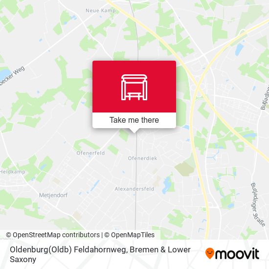 Oldenburg(Oldb) Feldahornweg map