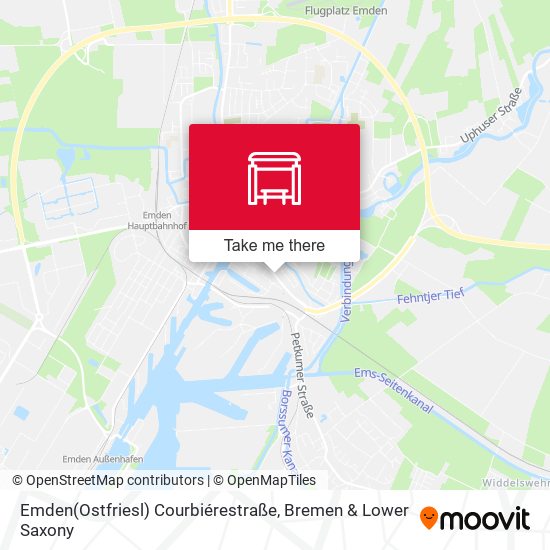 Emden(Ostfriesl) Courbiérestraße map