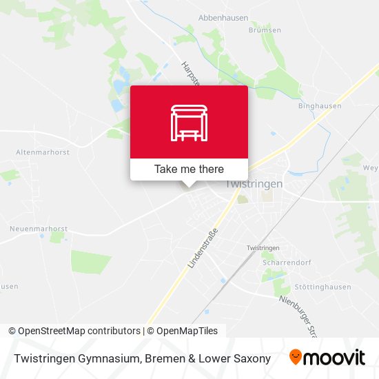 Twistringen Gymnasium map