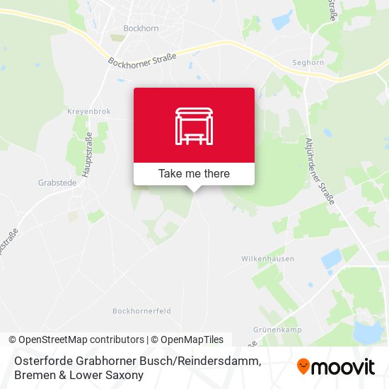 Osterforde Grabhorner Busch / Reindersdamm map