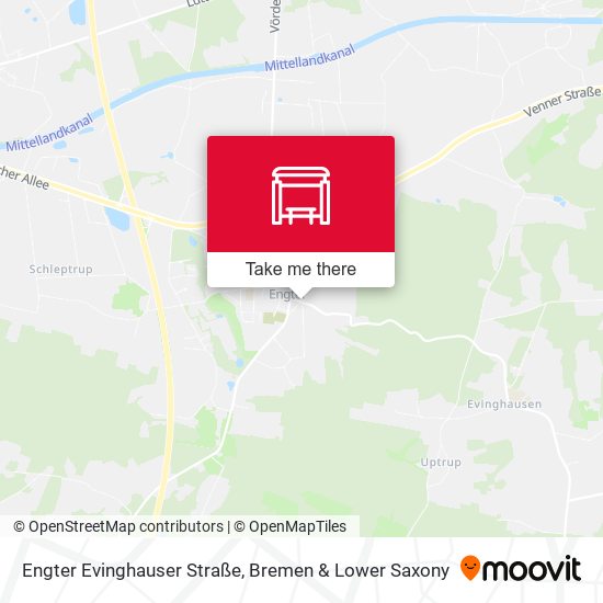 Engter Evinghauser Straße map