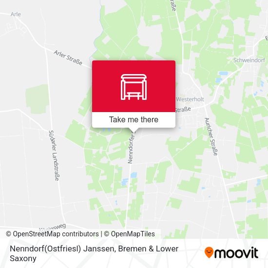 Nenndorf(Ostfriesl) Janssen map