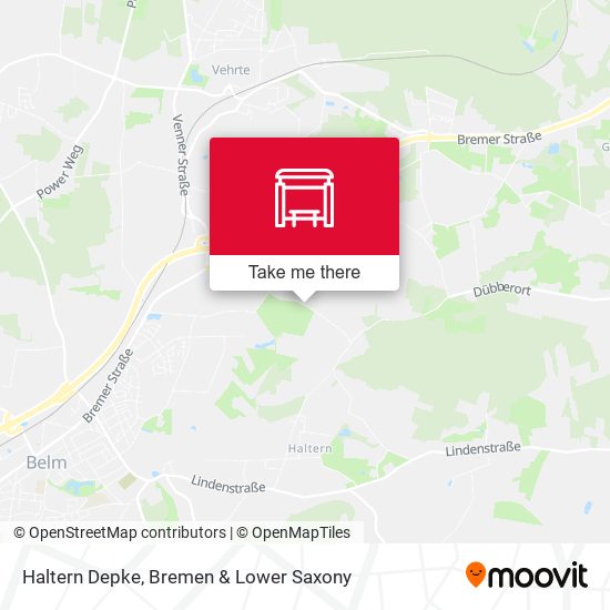 Haltern Depke map
