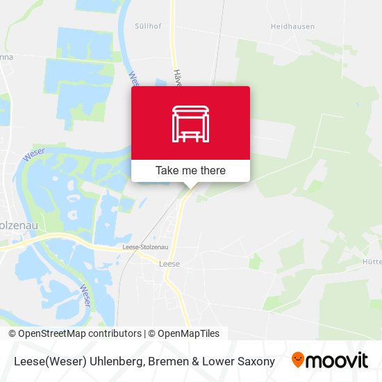 Leese(Weser) Uhlenberg map