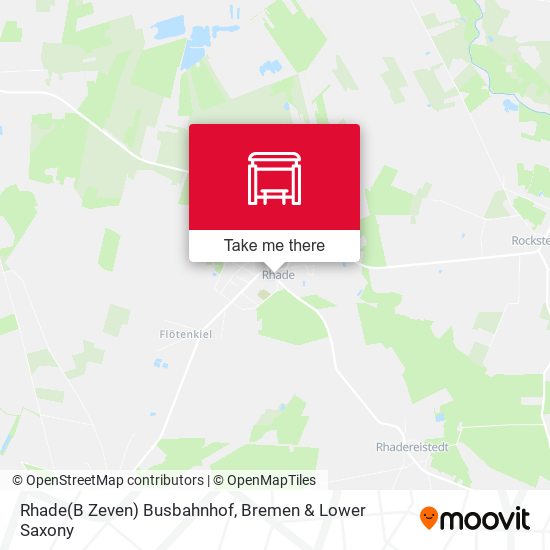 Rhade(B Zeven) Busbahnhof map