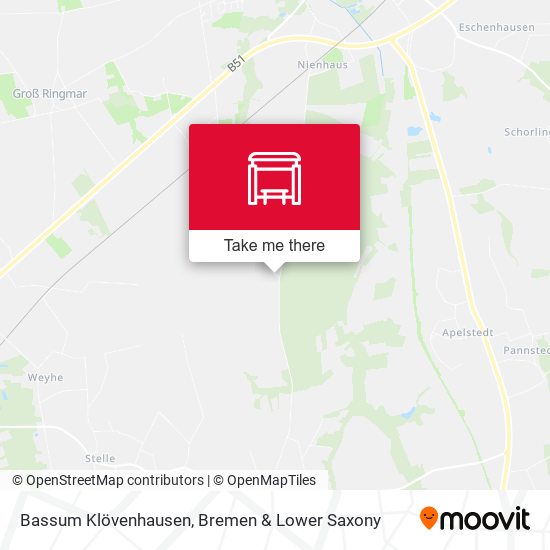 Bassum Klövenhausen map