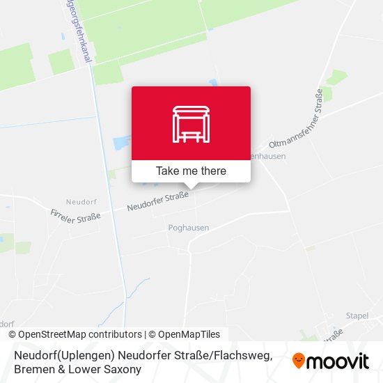 Neudorf(Uplengen) Neudorfer Straße / Flachsweg map