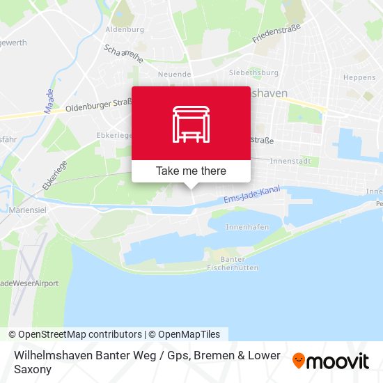 Wilhelmshaven Banter Weg / Gps map