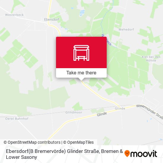 Ebersdorf(B Bremervörde) Glinder Straße map