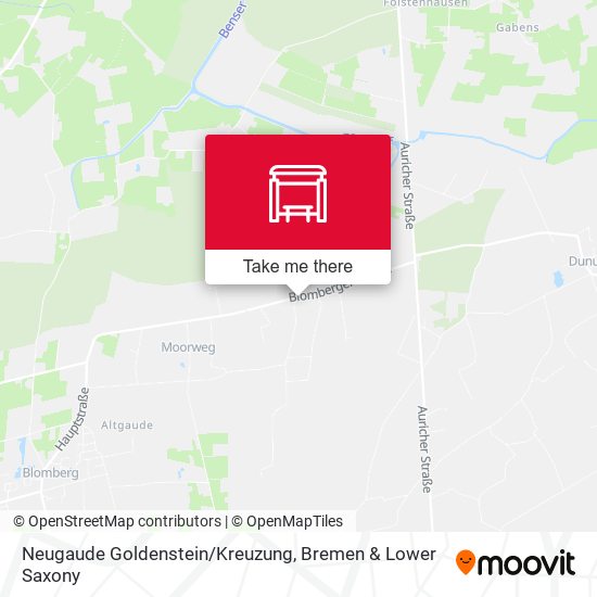 Neugaude Goldenstein/Kreuzung map