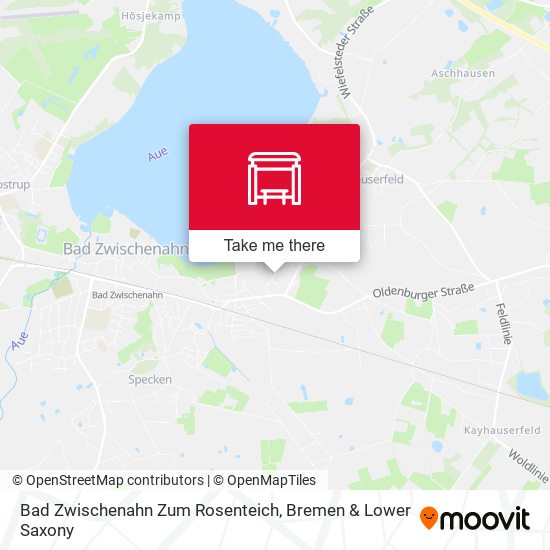 Bad Zwischenahn Zum Rosenteich map