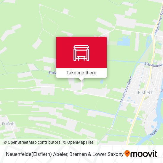 Neuenfelde(Elsfleth) Abeler map