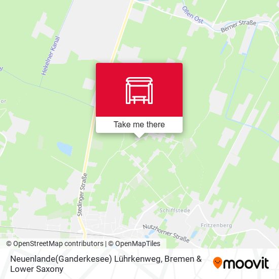 Neuenlande(Ganderkesee) Lührkenweg map