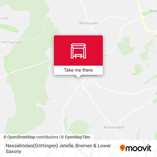 Nesselröden(Göttingen) Jetelle map