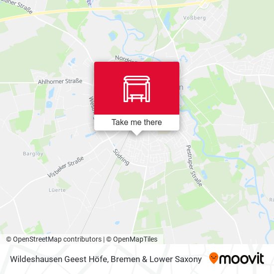 Wildeshausen Geest Höfe map