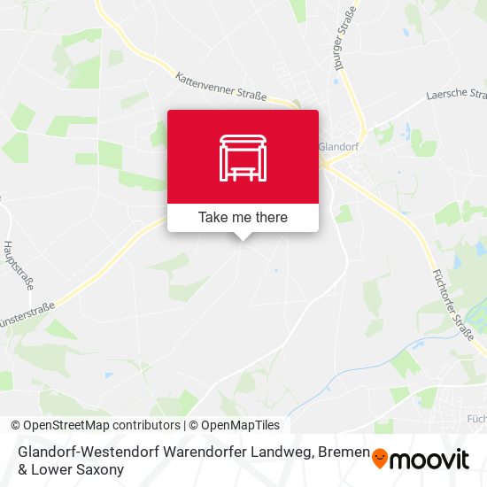 Glandorf-Westendorf Warendorfer Landweg map
