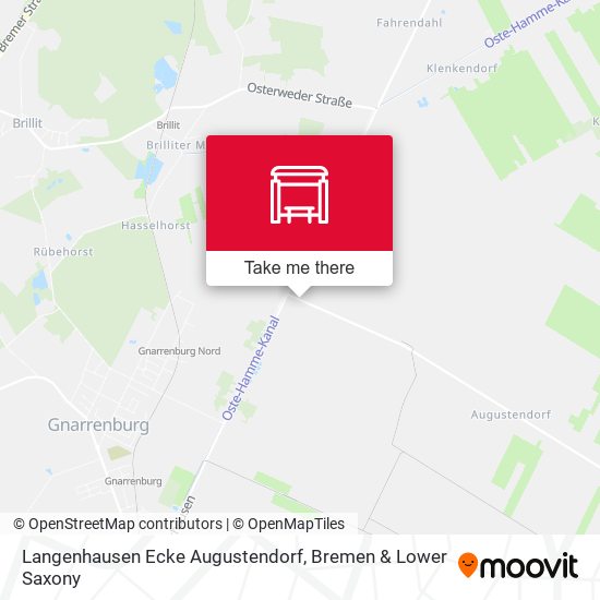 Langenhausen Ecke Augustendorf map