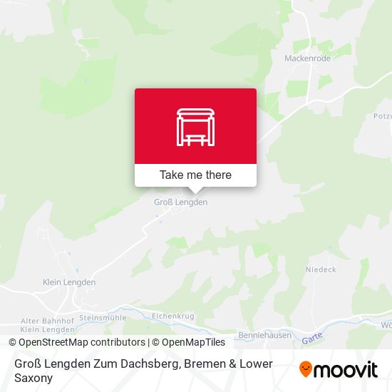 Groß Lengden Zum Dachsberg map