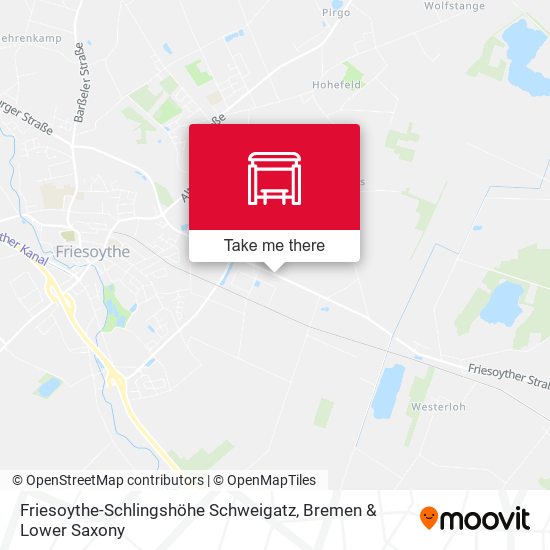 Friesoythe-Schlingshöhe Schweigatz map