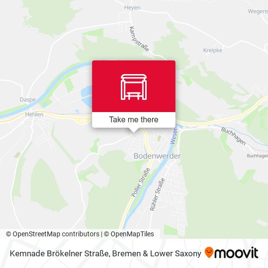 Kemnade Brökelner Straße map
